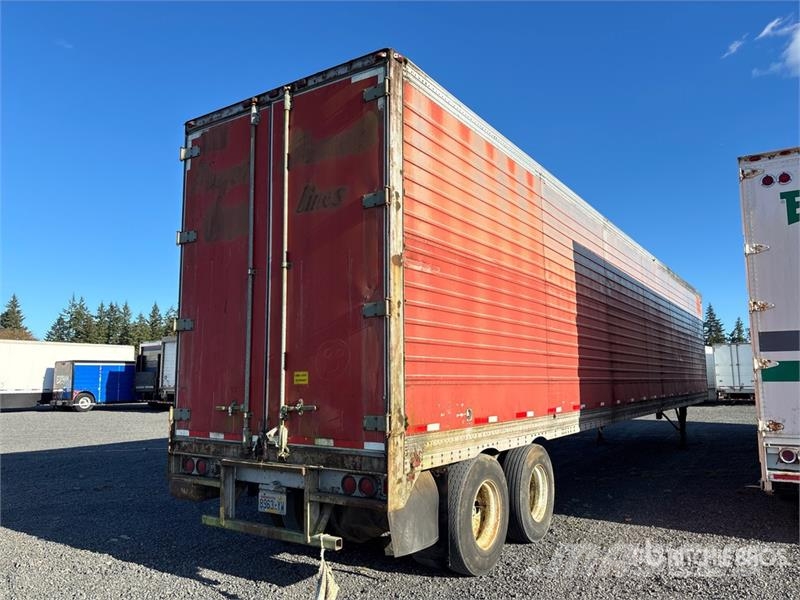 Alloy 53 ft x 102 in T/A Van Trailer Furgons