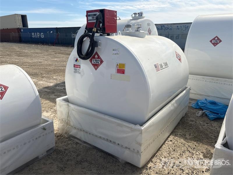 AM Tank 1000 1000 gal Skid Mounted Steel Diesel Fuel Fuel and additive tanks