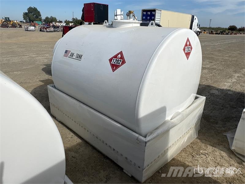 AM Tank 1000 1000 gal Skid Mounted Steel Diesel Fuel Fuel and additive tanks
