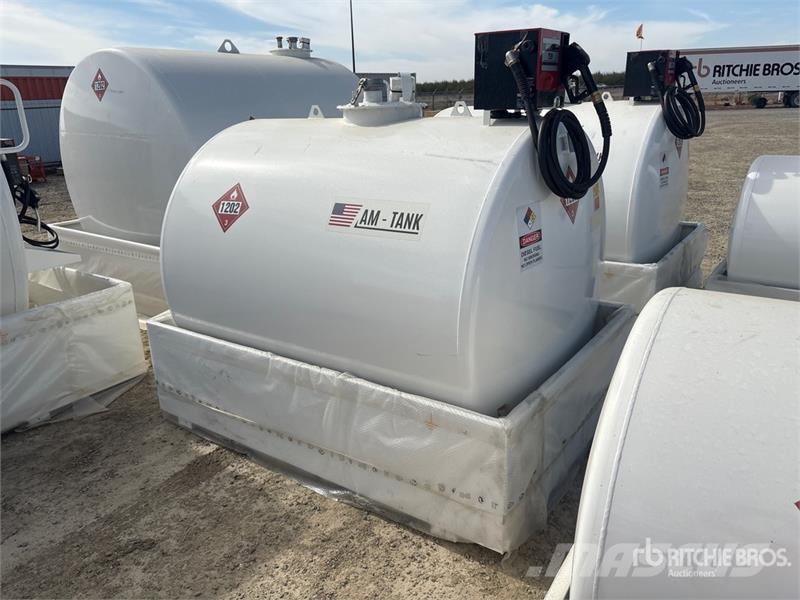 AM Tank 1000 1000 gal Skid Mounted Steel Diesel Fuel Fuel and additive tanks