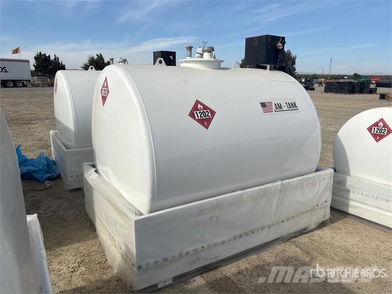 AM Tank 1000 1000 gal Skid Mounted Steel Diesel Fuel Fuel and additive tanks