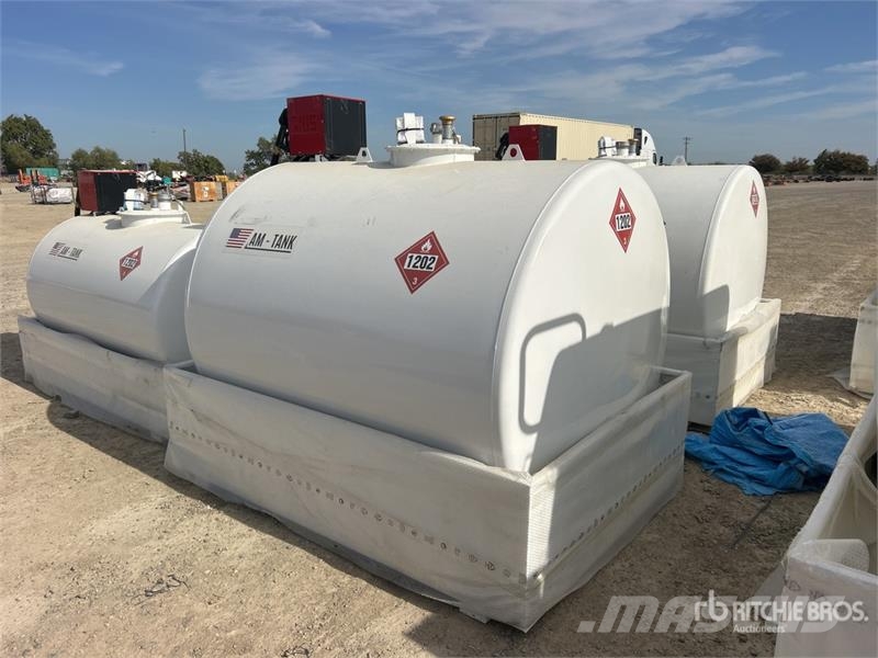 AM Tank 1000 1000 gal Skid Mounted Steel Diesel Fuel Fuel and additive tanks
