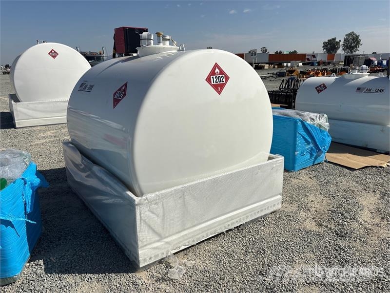 AM Tank 1000 1050 gal Skid Mounted Steel Diesel Fuel Tanques de combustível e aditivos