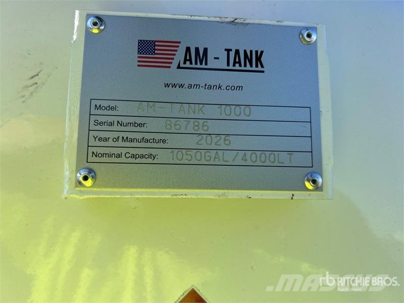 AM Tank 1000 1050 gal Skid Mounted Steel Diesel Fuel  Fuel and additive tanks