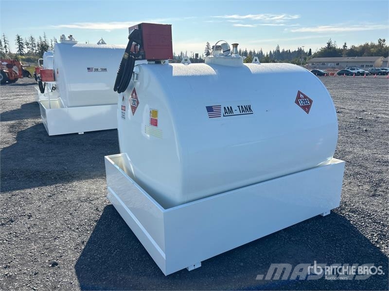 AM Tank 1000 1050 gal Skid Mounted Steel Diesel Fuel  Fuel and additive tanks