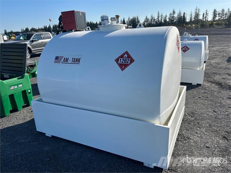 AM Tank 1000 1050 gal Skid Mounted Steel Diesel Fuel  Fuel and additive tanks