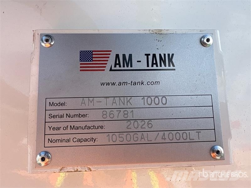 AM Tank 1000 1050 gal Skid Mounted Steel Diesel Fuel  Polttoaine- ja lisäainesäiliöt