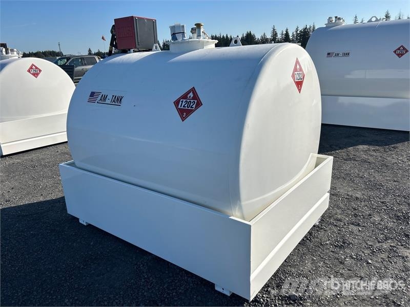 AM Tank 1000 1050 gal Skid Mounted Steel Diesel Fuel  Fuel and additive tanks