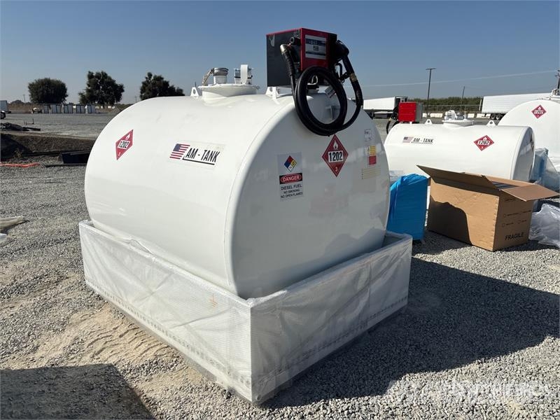 AM Tank 1000 1050 gal Skid Mounted Steel Diesel Fuel Tanques de combustível e aditivos