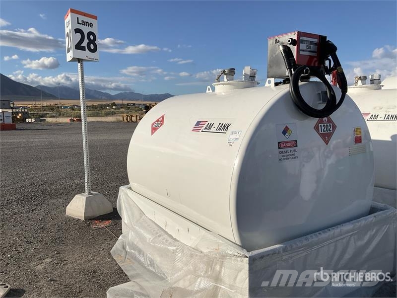 AM Tank 1000 1050 gal Skid Mounted Steel Diesel Fuel Fuel and additive tanks