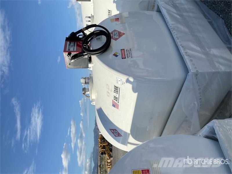 AM Tank 1000 1050 gal Skid Mounted Steel Diesel Fuel Fuel and additive tanks
