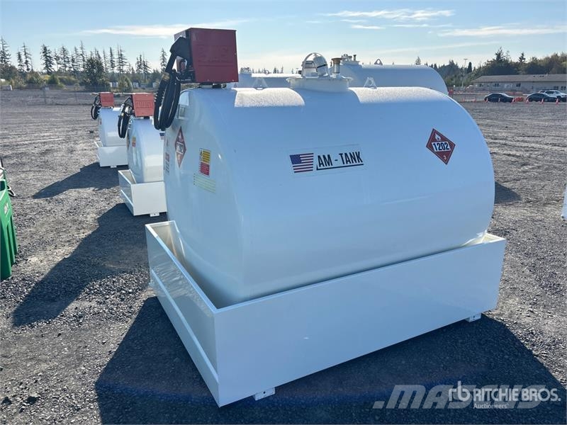 AM Tank 1000 1050 gal Skid Mounted Steel Diesel Fuel  Fuel and additive tanks