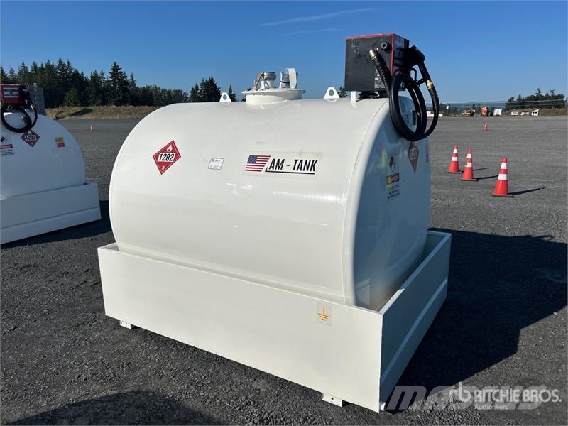 AM Tank 1000 1050 gal Skid Mounted Steel Diesel Fuel  Fuel and additive tanks