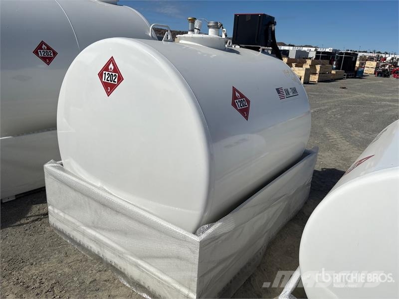 AM Tank 1050 gal Skid Mounted Steel Diesel Fuel Tank Fuel and additive tanks