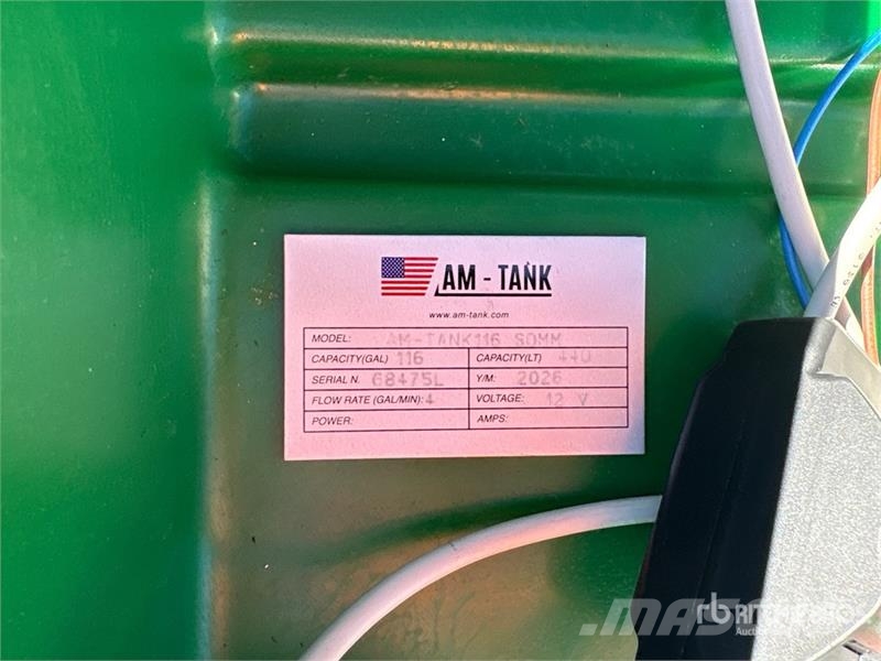 AM Tank 116 SOMM 116 gal Skid Mounted Poly Diesel Fue Fuel and additive tanks
