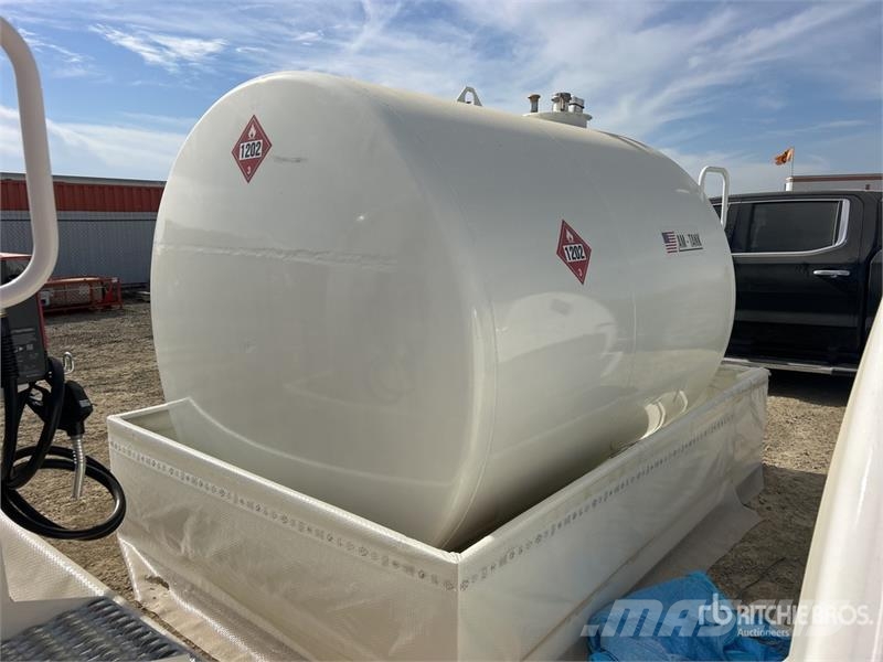 AM Tank 2300 2376 gal Skid Mounted Steel Diesel Fuel Fuel and additive tanks