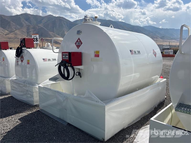AM Tank 2300 2376 gal Skid Mounted Steel Diesel Fuel Резервоари за гориво и добавки