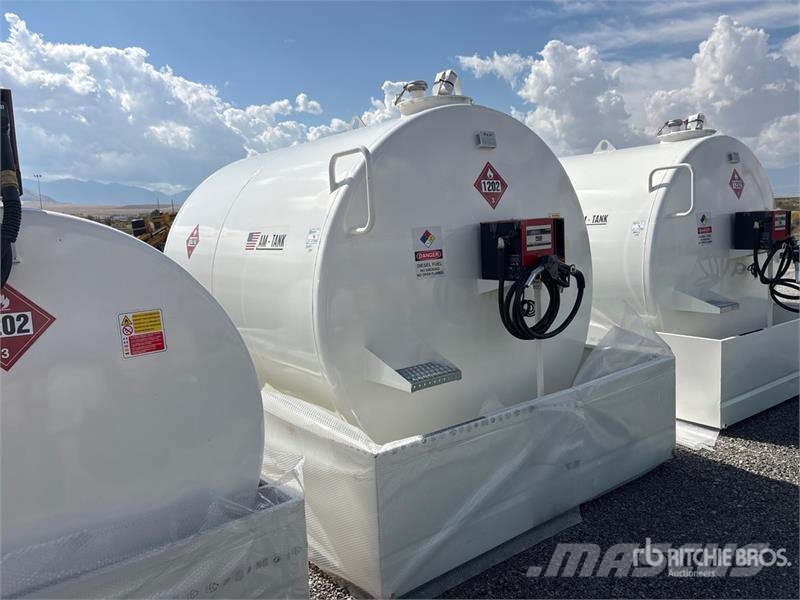 AM Tank 2300 2376 gal Skid Mounted Steel Diesel Fuel Резервоари за гориво и добавки