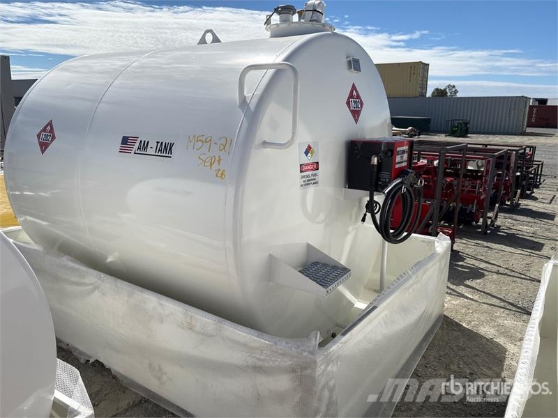 AM Tank 2300N 2376 gal Skid Mounted Steel Diesel Fuel Fuel and additive tanks