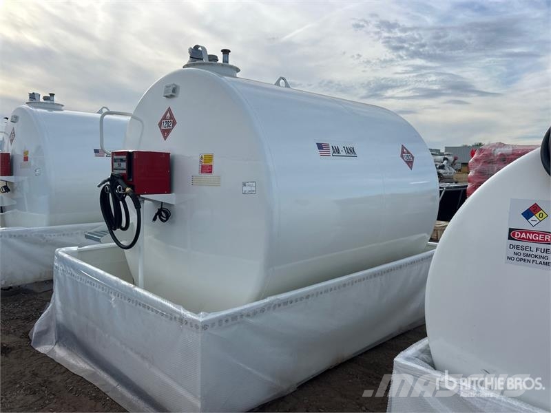 AM Tank 2300N 2376 gal Skid Mounted Steel Diesel Fuel Fuel and additive tanks