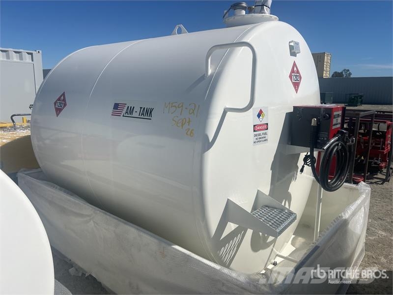 AM Tank 2300N 2376 gal Skid Mounted Steel Diesel Fuel Fuel and additive tanks