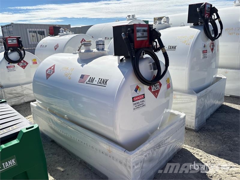 AM Tank 500 490 gal Skid Mounted Steel Diesel Fuel Ta Fuel and additive tanks