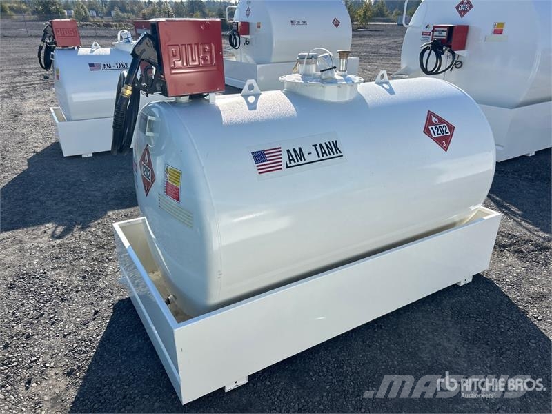 AM Tank 500 490 gal Skid Mounted Steel Diesel Fuel Ta Fuel and additive tanks