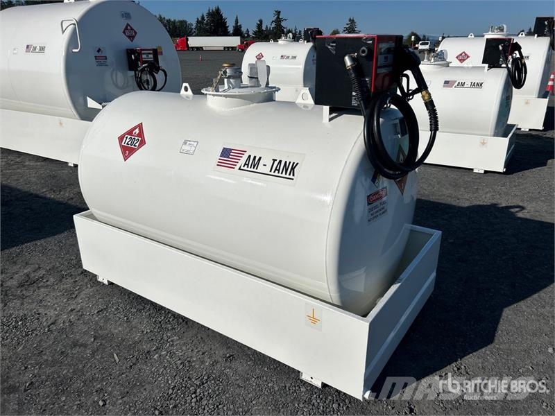 AM Tank 500 490 gal Skid Mounted Steel Diesel Fuel Ta Fuel and additive tanks