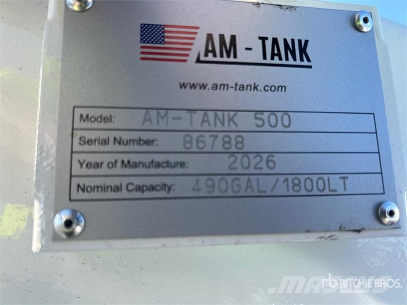 AM Tank 500 490 gal Skid Mounted Steel Diesel Fuel Ta Fuel and additive tanks
