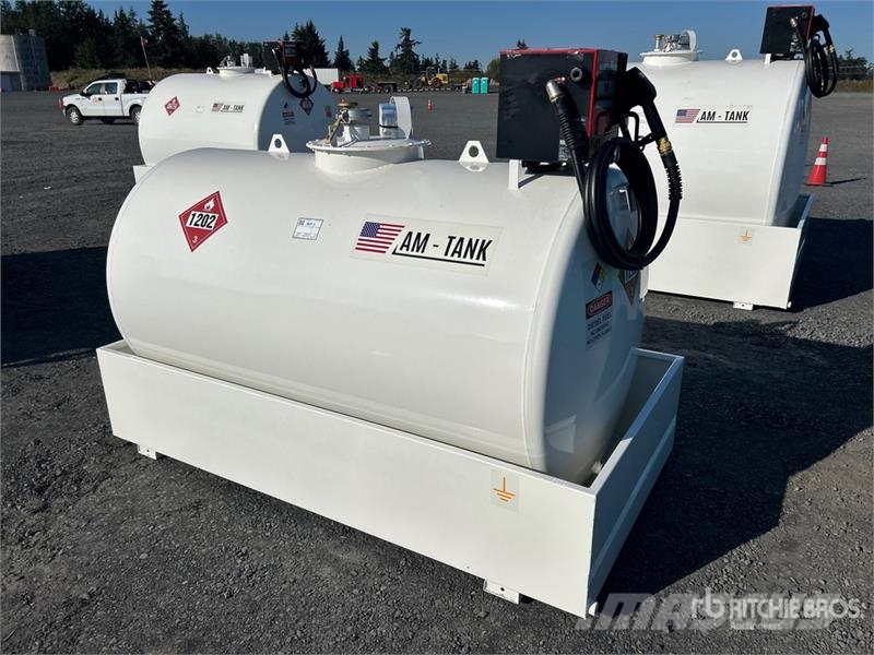 AM Tank 500 490 gal Skid Mounted Steel Diesel Fuel Ta Fuel and additive tanks