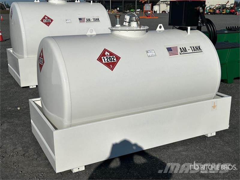 AM Tank 500 490 gal Skid Mounted Steel Diesel Fuel Ta Fuel and additive tanks