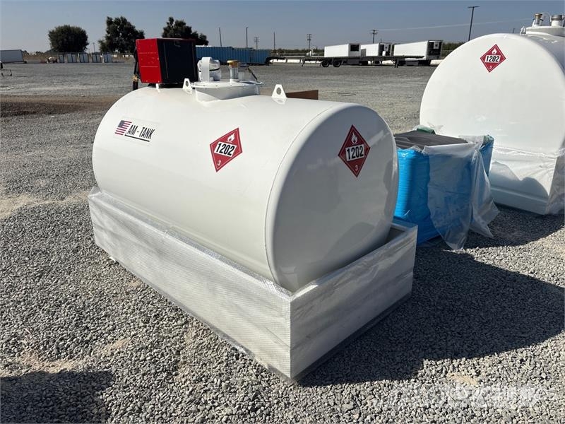 AM Tank 500 490 gal Skid Mounted Steel Fuel Tank (Unu Tanques de combustível e aditivos