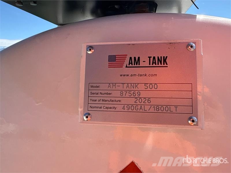AM Tank 500 490 gal Skid Mounted Steel Diesel Fuel Ta Fuel and additive tanks