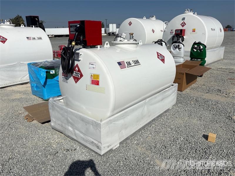 AM Tank 500 490 gal Skid Mounted Steel Diesel Fuel Ta صهاريج الوقود والصهاريج الإضافية