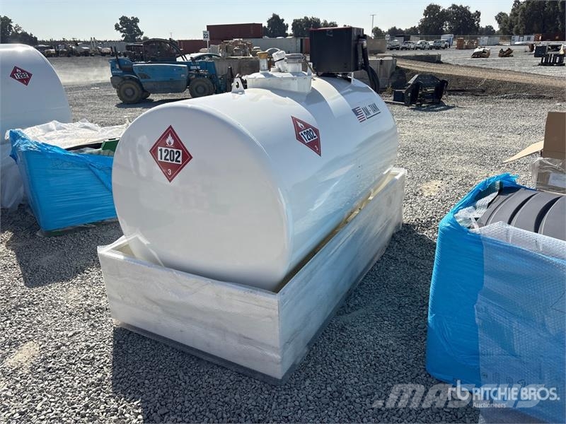 AM Tank 500 490 gal Skid Mounted Steel Fuel Tank (Unu Tanques de combustível e aditivos