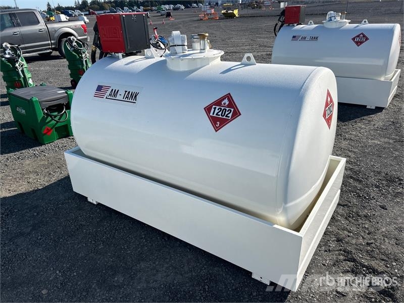AM Tank 500 490 gal Skid Mounted Steel Diesel Fuel Ta Fuel and additive tanks