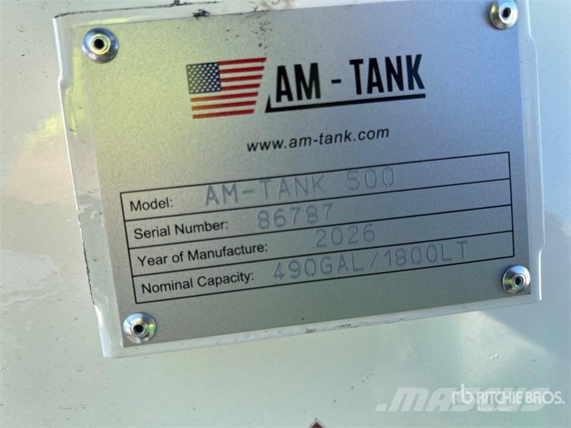 AM Tank 500 490 gal Skid Mounted Steel Diesel Fuel Ta Fuel and additive tanks
