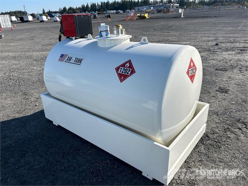 AM Tank 500 490 gal Skid Mounted Steel Diesel Fuel Ta Fuel and additive tanks