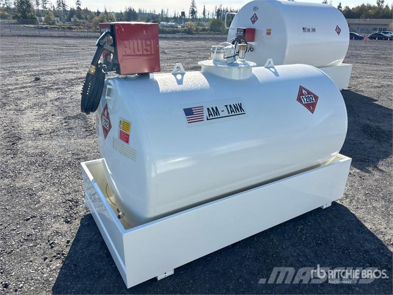 AM Tank 500 490 gal Skid Mounted Steel Diesel Fuel Ta Fuel and additive tanks