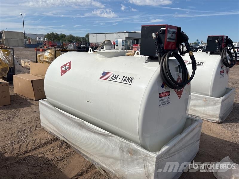 AM Tank 500 555 gal Skid Mounted Steel Diesel Fuel Ta Kraftstoff- und Zusatzstoffbehälter