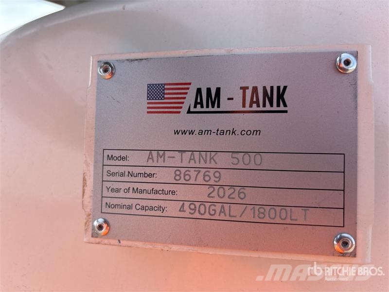 AM Tank 500 555 gal Skid Mounted Steel Diesel Fuel Ta Kraftstoff- und Zusatzstoffbehälter