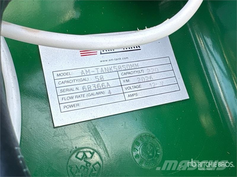 AM Tank 58 SOMM 58 gal Skid Mounted Poly Diesel Fuel  Fuel and additive tanks