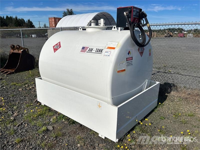 AM Tank AM-TANK 1000 1050 gal Skid Mounted Steel Dies Brandstof-en toegevoegde tanks