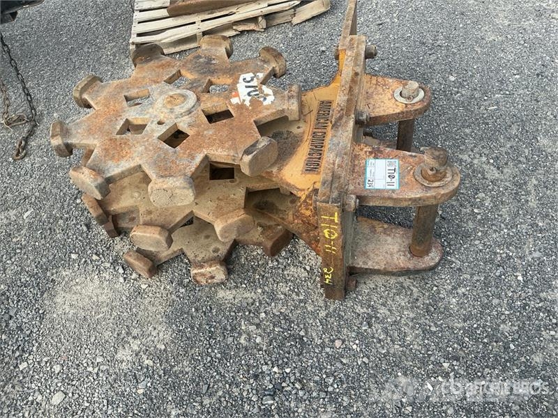 American Compaction Excavator Plate Compactor Excavator Com Andre komponenter
