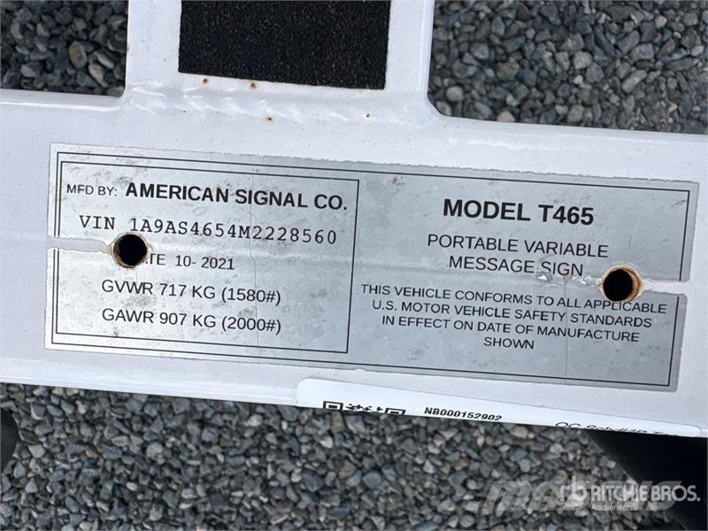 American Signal T465 Message Board Andere
