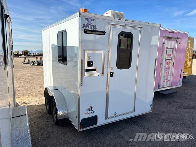  Anvil Trailer AT7X12TA2 12 ft T/A Enclosed Trailer Prikolice sa sandukom