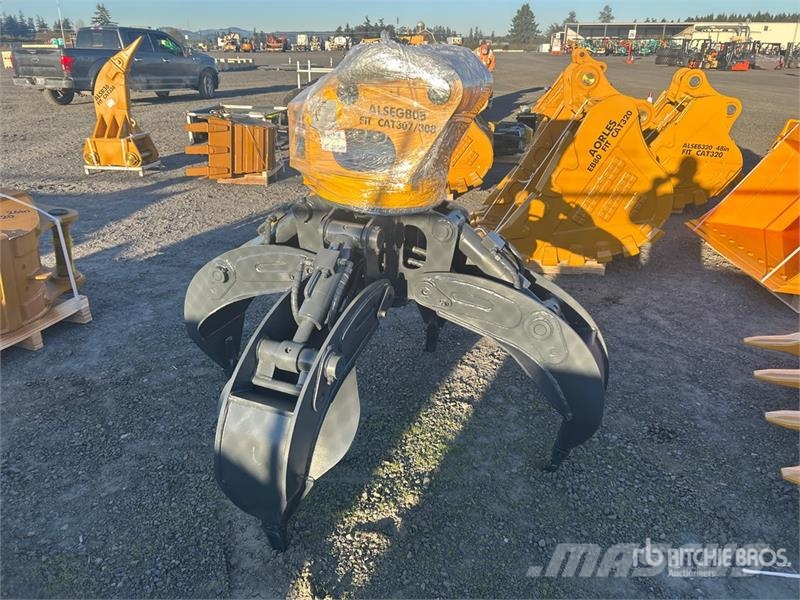  AORLES EOG50 58 in Orange Peel Excavator Grapple - خطاطيف