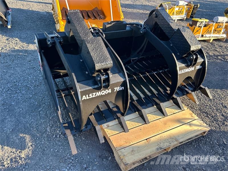  AORLES ZMQ04 72 in Skeleton Skid Steer Grapple (Un خطاطيف