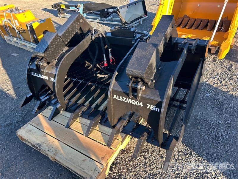  AORLES ZMQ04 72 in Skeleton Skid Steer Grapple (Un خطاطيف