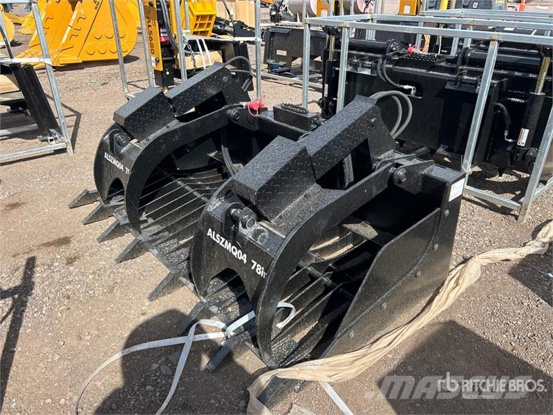  AORLES ZMQ04 Skid Steer Grapple (Unused) Pinzas